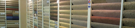 Wide range of carpet samples in store
