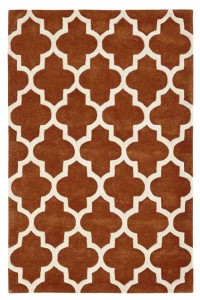 Arabesque Rust Rug