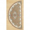 Beige - Royal Rug Collection Half Moon