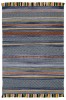 Charcoal Stripes Kelim Rug Collection