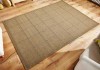 Natural Check Flat Weave Rug Setting