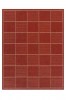 Red Check Flat Weave Rug
