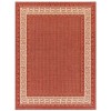 Red Greek Flatweave Rug