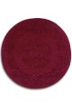 Red Circle Wool Rug