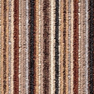 Toffee Striped Lifestyle Carpet